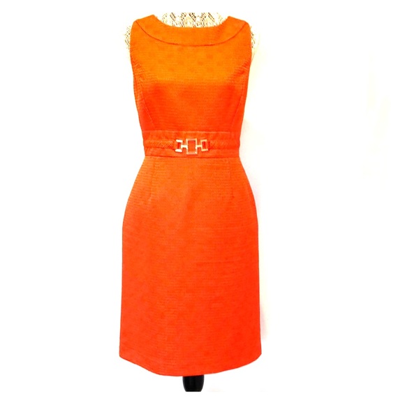 Tahari by Arthur S. Levine Dresses & Skirts - Tahari by Arthur S. Levine - Bright Orange Dress!